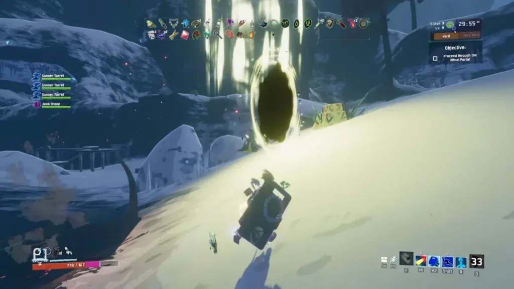 Ritual Portal near the completed Teleporter encounter