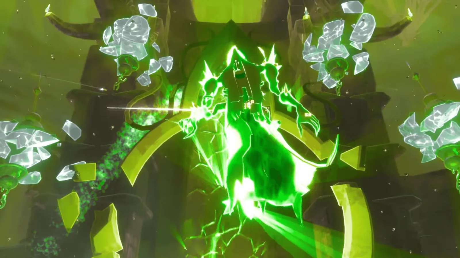 Anima Harvester during the Soulbound Threshold boss fight